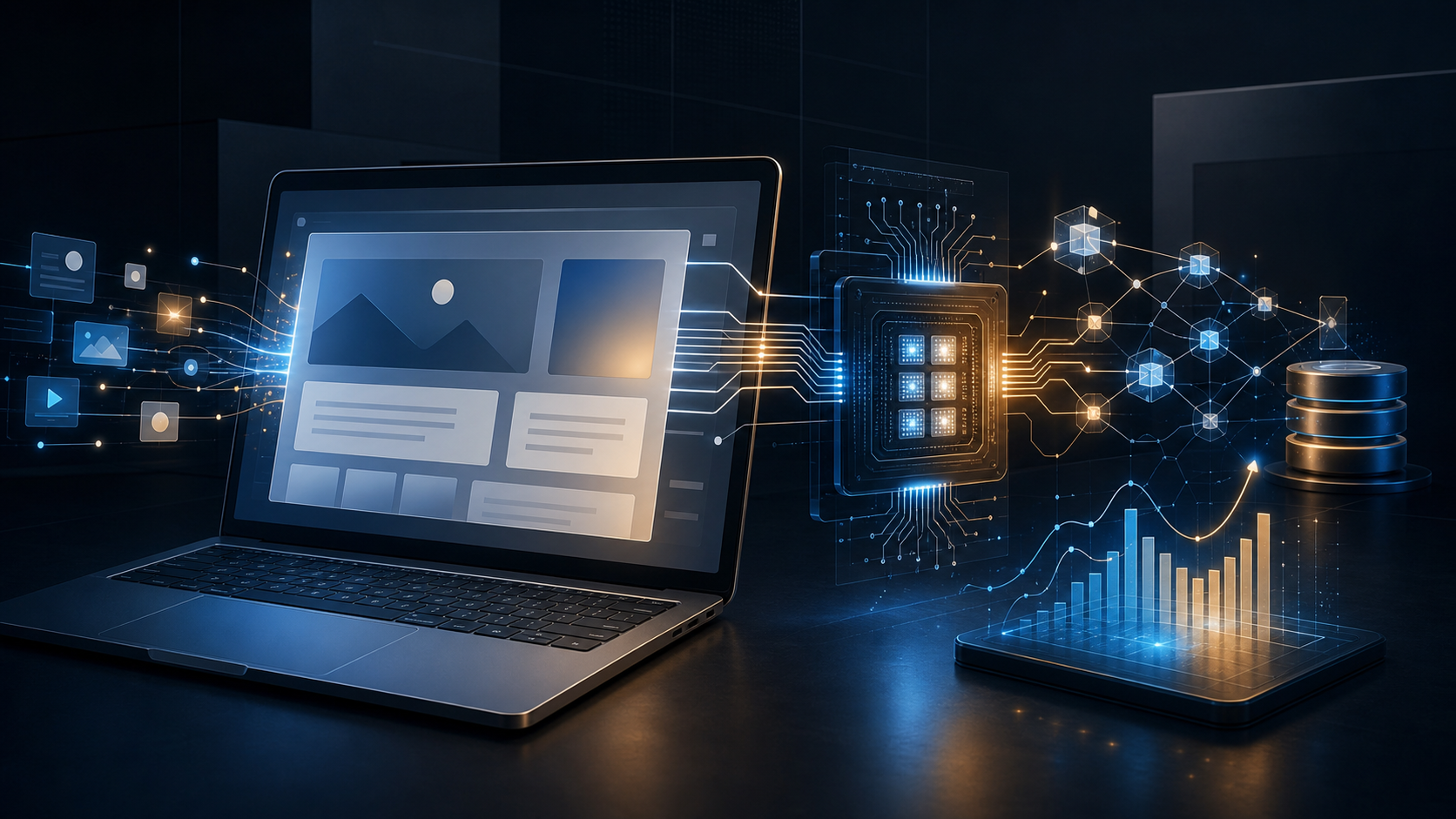 GPU + WEB editorial illustration for GPU Acceleration in Web Design: Practical Tips and Best Practices